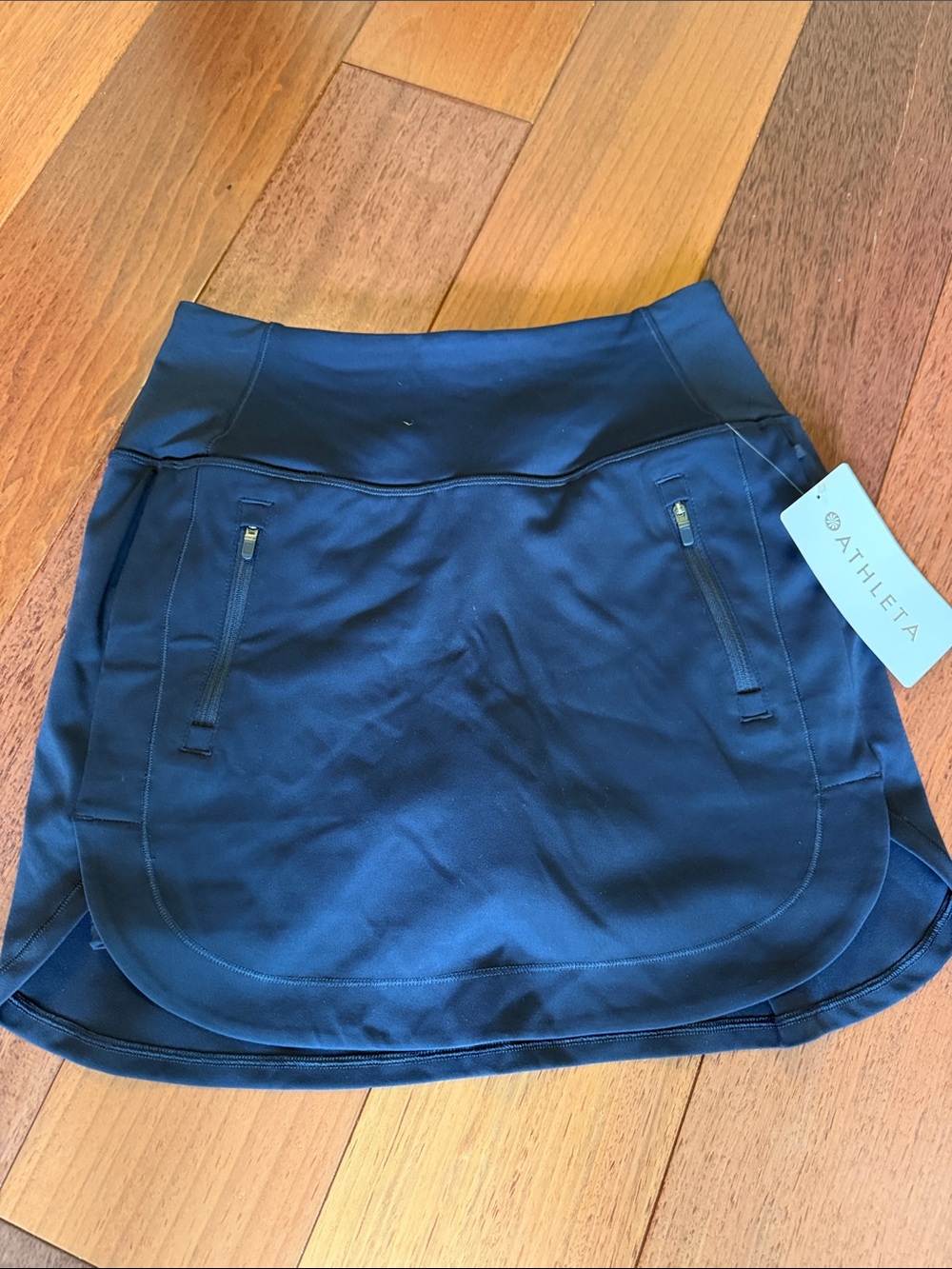 Athleta Fairway Golf Skort 16” Size XS Color Navy - New With Tags